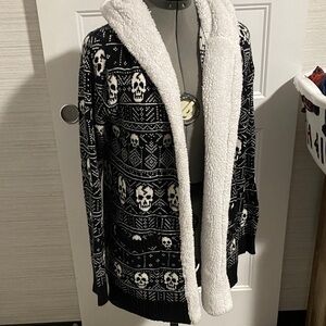 Hot Topic Skull Cardigan